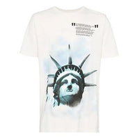 Off-White SS19 Liberty Cotton Short Sleeve OMAA027E181850150210