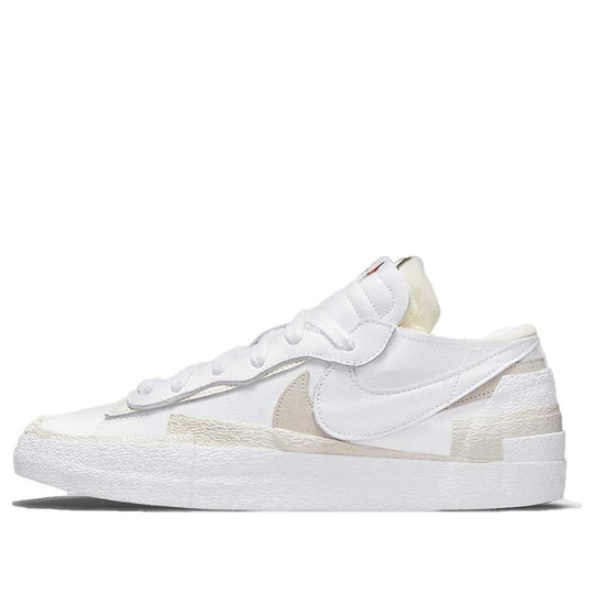 Nike Blazer Low x Sacai 'White Patent' DM6443-100 • SneakerSouqq