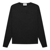 Fear of God Essentials FW21 Thermal Henley L/S Black FOG-FW21-039