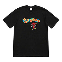 Supreme SS19 Dynamite Tee Printing Short Sleeve Unisex Black SUP-SS19-10492