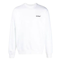 Men's Off-White SS22 Solid Color Round Neck Long Sleeves Version White OMBA057C99FLE0100110