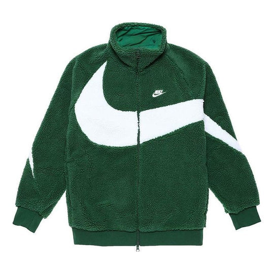 Nike Big Swoosh Reversible Boa Jacket (Asia Sizing) 'Green' BQ6546-341