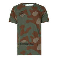 Off-White SS19 Camouflage Cotton Short Sleeve OMAA027R191850169910