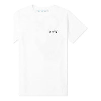 Off-White SS21 Logo Round Neck Short Sleeve White OMAA027R21JER0010110