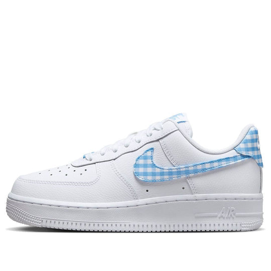 (WMNS) Nike Air Force 1 Low 'University Blue Gingham Plaids' DZ2784-100