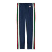 (WMNS) Gucci Knitted Sweatpants With Logo 'Blue' 666495-XJDP4-4206