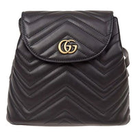 (WMNS) Gucci GG Marmont Series G Metal Shoulder bag Small Black 528129-DRW4T-1000