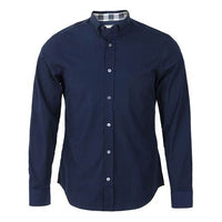 Men's Burberry Casual Long Sleeves Shirt Navy Blue 39911571