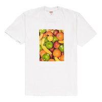 Supreme SS19 Fruit Tee White Printing Pattern Short Sleeve Unisex SUP-SS19-247