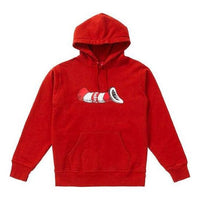 Supreme Cat in the Hat Hooded Sweatshirt 'Red' SUP-FW18-552