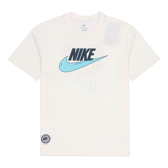 Nike Nsw Tee M2z Purpose Casual Sports Breathable Alphabet Printing Short Sleeve White DJ1340-901