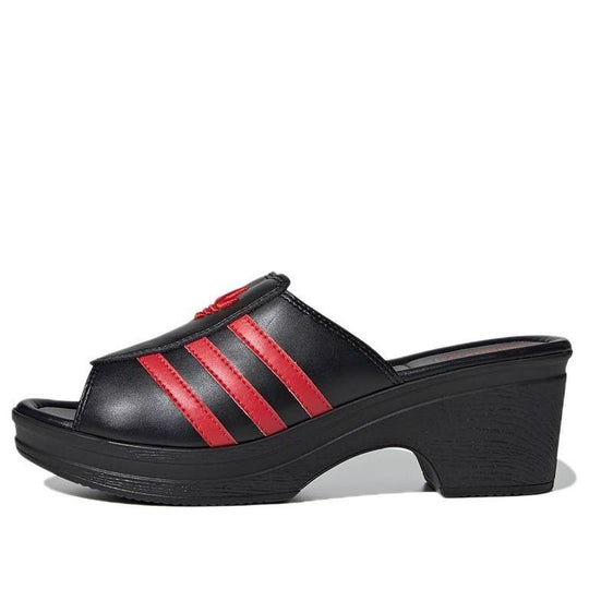 (WMNS) adidas Lotta Volkova x Trefoil Logo Mule 'Black Red' FX8460