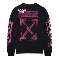 Off-White SS19 Diagonal Stencil Mens Logo Sweater OMBA025R190030151028