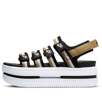 (WMNS) Nike Icon Classic Sports Black Brown Sandals 'Black Brown' DH0223-002