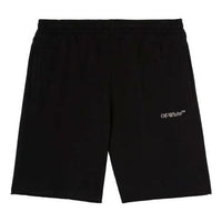 Off-White SS22 Straight Sports Shorts Version Black OMCI006C99FLE0061001