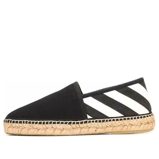 Off-White Diagonals Espadrilles 'Black' OMIA172S20D330201000