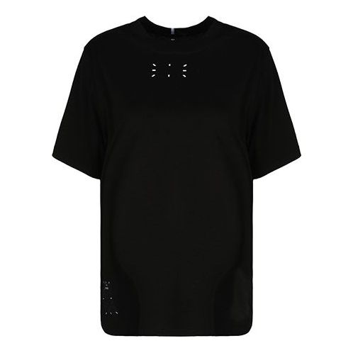 McQ Alexander McQueen SS21 Round Neck Pullover Short Sleeve Black 624665-RQR21-1000