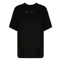 McQ Alexander McQueen SS21 Round Neck Pullover Short Sleeve Black 624665-RQR21-1000