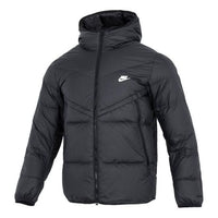 Nike hooded puffer jacket 'Black' DV1132-010