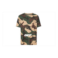 Off-White Camouflage Short Sleeve Ordinary Version OMAA027E181850219901