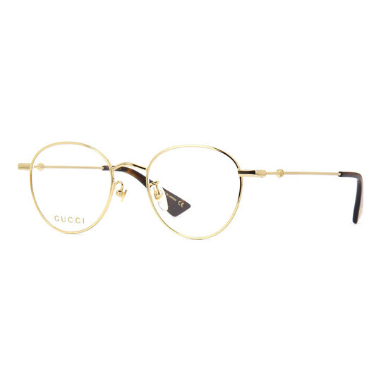 (WMNS) Gucci Bee Webbing Optical Frame Gold Color GG0607OK-001