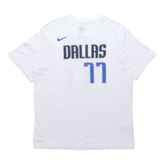 Nike Dallas Mavericks DRI-FIT NBA TEE Men White BQ1525-109