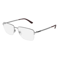 Gucci Silver Square Lens Optical Frame GG0834O-006