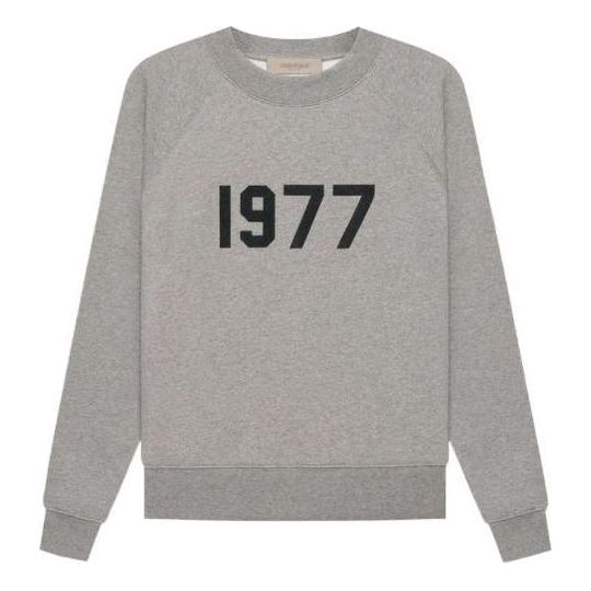 Fear of God Essentials SS22 Crewneck Dark Oatmeal 1977 FOG-SS22-389