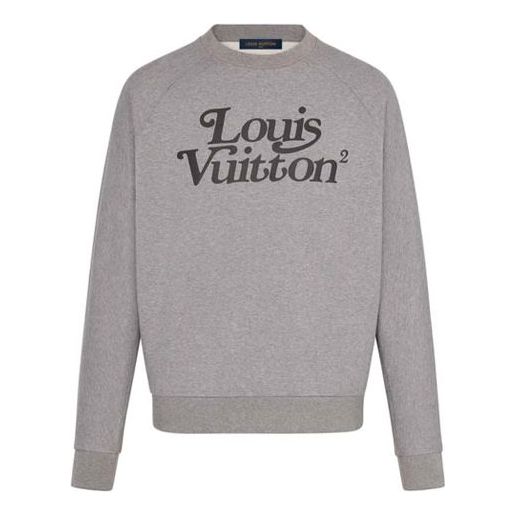 LOUIS VUITTON x Nigo Crossover Squared Casual Pullover Unisex Gray 1A7X6Z