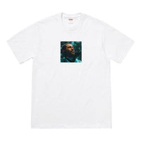 Supreme FW18 Marvin Gaye Tee White Character Printing Short Sleeve Unisex SUP-FW18-1195