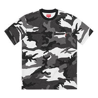 Supreme FW18 SS Pocket Blue Camo Tee 'Black White' SUP-FW18-068