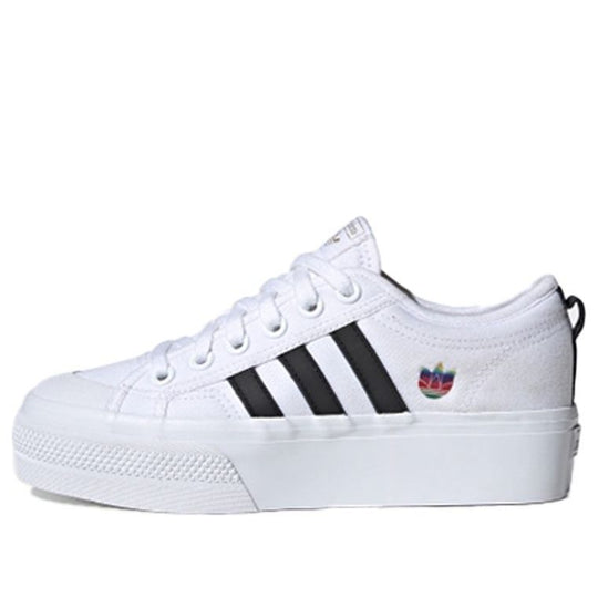 (WMNS) adidas Nizza Platform 'Colorful Trefoil' FX8538