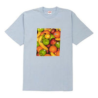 Supreme SS19 Fruit Tee Light Blue Printing Short Sleeve Unisex SUP-SS19-243