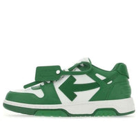 Off-White Out Of Office Low-topSports Shoes Green OMIA189S21LEA0010155