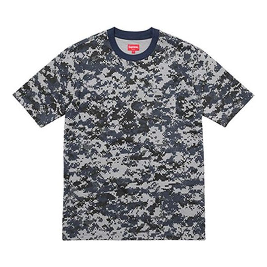 Supreme FW18 SS Pocket Navy Digi Camo Tee SUP-FW18-085