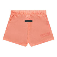 Fear of God Essentials FW22 Nylon Running Shorts Coral FOG-SS22-589