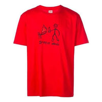 Supreme Spitfire wheels T-Shirt 'Red' SU4957