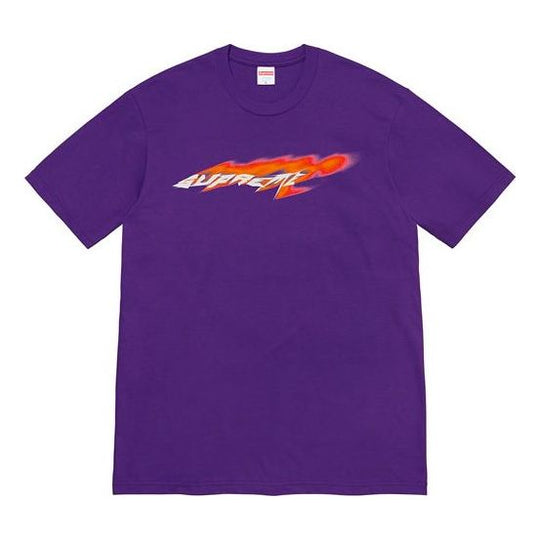 Supreme Week 1 Wind Tee LogoT SUP-SS21-420-PUR