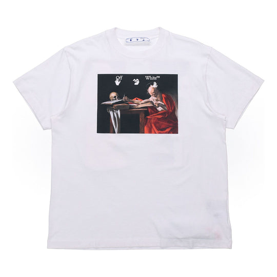 Off-White Caravaggio Over Tee 'White' OMAA038R21JER0030125