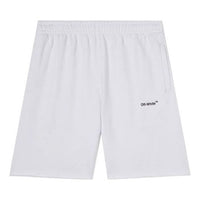 Off-White SS22 Sports Shorts Version White OMCI006C99FLE0050110