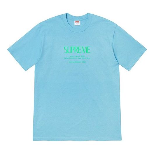 Supreme SS20 Week 18 Anno Domini Tee Logo Tee 'Light Purple  Black' SUP-SS20-740