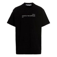 Off-White Balck And White Cotton Signature Tee OMAA038S23JER0041032