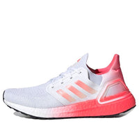 (WMNS) adidas UltraBoost 20 'White Signal Pink' EG5201