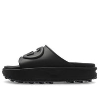 Gucci Interlocking G slide sandal 'Black Rubber' 692380-JF000-1000