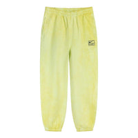 Nike x Stussy Fleece Pant 'Yellow' DM1024-702