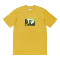 Supreme SS19 Greetings Tee Printing Short Sleeve Unisex Yellow SUP-SS19-10516