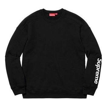 Supreme SS19 Formula Crewneck Black LOGO Round Neck Unisex SUP-SS19-004