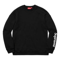 Supreme SS19 Formula Crewneck Black LOGO Round Neck Unisex SUP-SS19-004