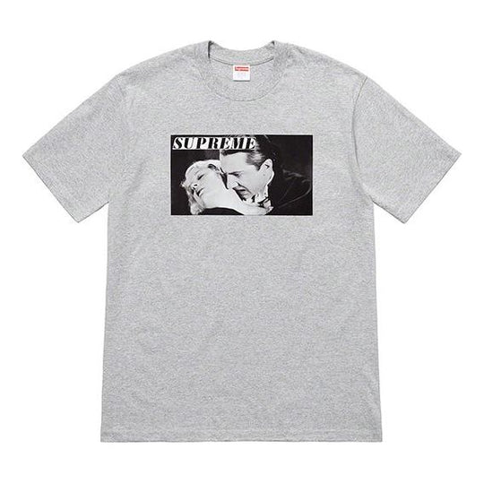 Supreme SS19 Bela Lugosi Tee Vampire Short Sleeve Unisex Gray SUP-SS19-10501