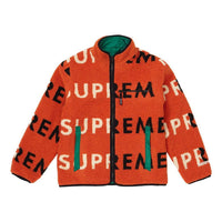 Supreme Reversible Logo Fleece Jacket 'Orange' SUP-FW18-520